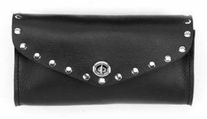 PVC-Winshield Bag w/ Studs & Hook