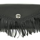 PVC-Windshield Bag w/ Braid & Fringes w/ Hook  9 3/4