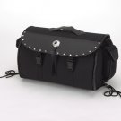 Fine Quality PVC like leather Sissybar Bag w/ Studs & Velcro on Back sb81