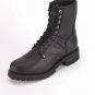 Men's Plain Biker Boots w/ Lace Up Front