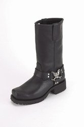 Ladies Biker Boot w/ Eagle at Ankle