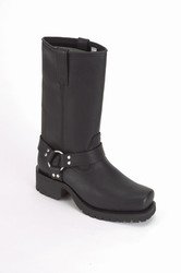 Ladies Biker Boot w/ Strap & Ring at Ankle