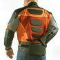 Mens Leather, Mesh & Nylon Motorcycle Jacket MJ699