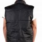 Mens Genuine Soft Leather Bubble Vest