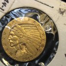 1913 D Indian head Gold Half Eagle Coin