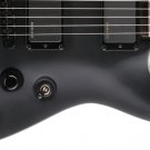 Schecter Guitar Damien-6 Satin Black  w/ 3 sets of strings, Guitar Polish, pics and pic holder