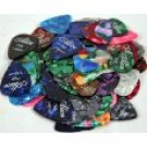 Set of 5 Pearloid Guitar Picks 0.81mm Assorted Colors