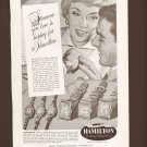 Hamilton Watch Magazine Ad 1950