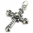 STERLING SILVER FANCY CROSS