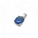 STERLING SILVER SEPTEMBER  BIRTHSTONE PENDANT