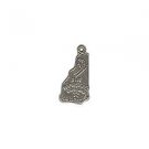 State of New Hampshire Sterling Silver Charm Pendant