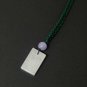 White Square Jade Necklace - MJNL0049