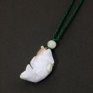 White Carp Jade Necklace - MJNL0048