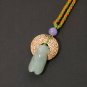 Green Limpid Cicada Jade Necklace - MJNL0042