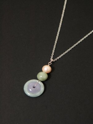 Jade Silver Necklace - MJNL0011