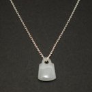 White Jade Silver Necklace - MJNL0019