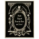 Gothic Art Print The Undead Arise, Macabre, Necromancer, Wall Decor, Memento Mori