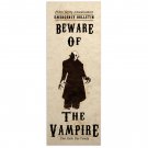 Gothic Art Print Beware Of Vampire Wall Poster Horror Decor