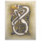Celtic Wolf Art Print Wall Decor