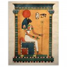 Egyptian Art Print Ancient Cat Goddess Bastet Wall Decor