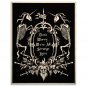 Gothic Art Print Undead Unicorns Dark Macabre Wall Decor Memento Mori