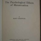The Psychological Effects Of Menstruation - Mary Chadwick (1932)