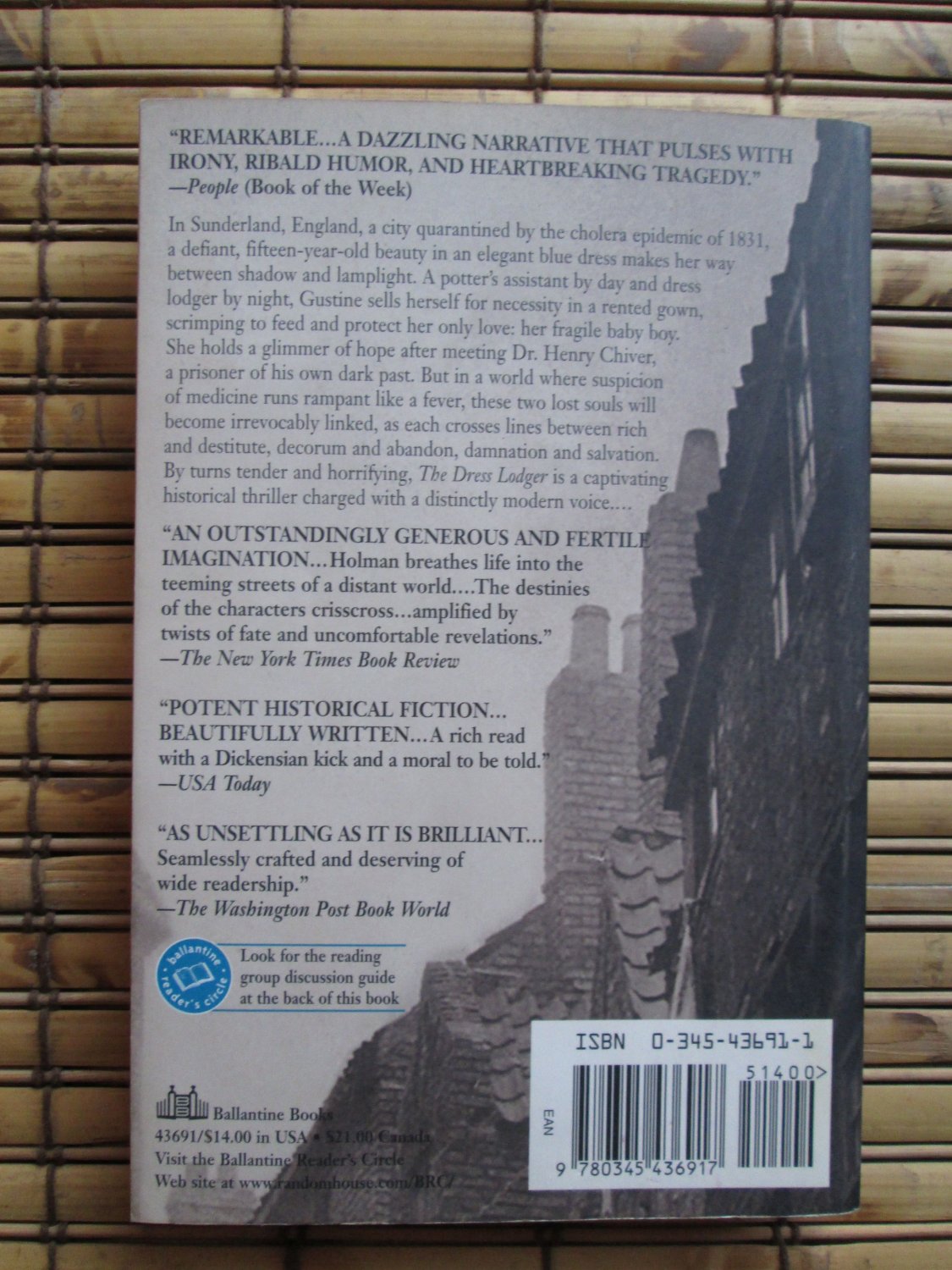 The Dress Lodger by Sheri Holman 2000 1st edtion