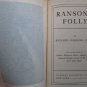 Ranson's Folly by Richard Harding Davis ➤ Charles Scribner's Sons 1902/1911 Reprint