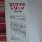 Weather Wisdom: Being an Illustrated Practical Volume.. by Albert Lee ★ Doubleday 1976 1st Edition