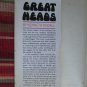 Great Heads by Kenneth Tindall ➤ Grove Press 1969 First Printing