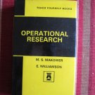 Operational Research by M. Makower;E. Williamson ➤ The English Universities Press 1967