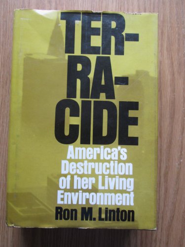 Terracide by Ron Linton &acirc;�&curren; Little, Brown and Company 1970 First Edition