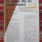 Stimulating environments for children who are visually impaired by Carol Halliday ➤ Thomas 1976
