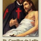 ST CAMILLUS  PRAYER CARD #123