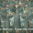 NAGASAKI MARTYRS PRAYER CARD PC#24