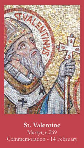 St. Valentine Prayer Card PC#177