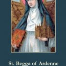St. Begga Prayer Card PC#233