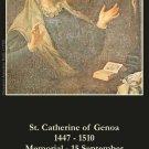 St. Catherine of Genoa Prayer Card PC#217