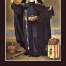 St. Elizabeth of Portugal Prayer Card PC#248