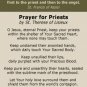 PRAYER FOR PRIESTS CARD PC#76