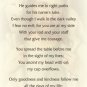 GOOD SHEPHERD - PSALM 23 PRAYER CARD PC#111