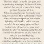 St. Scholastica Holy Card PC#247