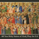 All Saints Day Prayer Card PC#228