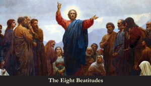 The Eight Beatitudes Prayer Card PC#240
