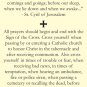 Sign of the Cross Prayer Card PC#194