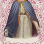 Lovely Lady Dressed in Blue Prayer Card PC#312