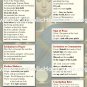 Mass Pew Cards WITH NEW TRANSLATIONS #MC85X55