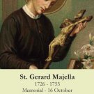 St. Gerard *Patron of Pregnancy/Motherhood* Holy Card PC#326 St. Gerard *Patron of Pregnancy/Motherhood* Holy Card PC#326