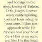 St. Joseph- Novena Bookmark BKMK-6