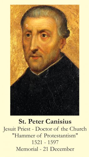 St. Peter Canisius Holy Card PC#356